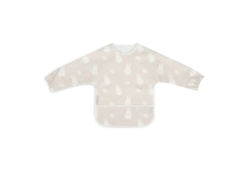 Jollein - Slab Waterproof met Mouw Miffy & Snuffy Nougat
