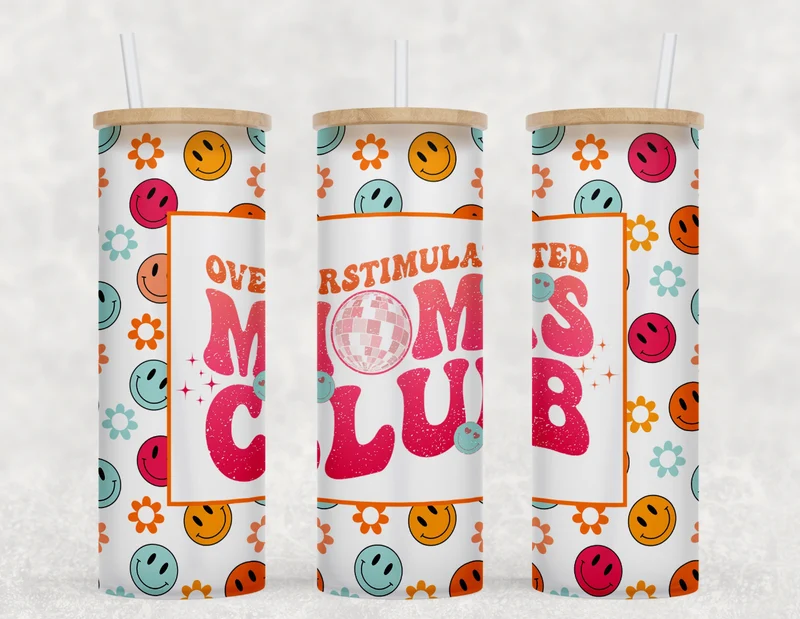 OVERSTIMULATED MOMS TUMBLER CUP