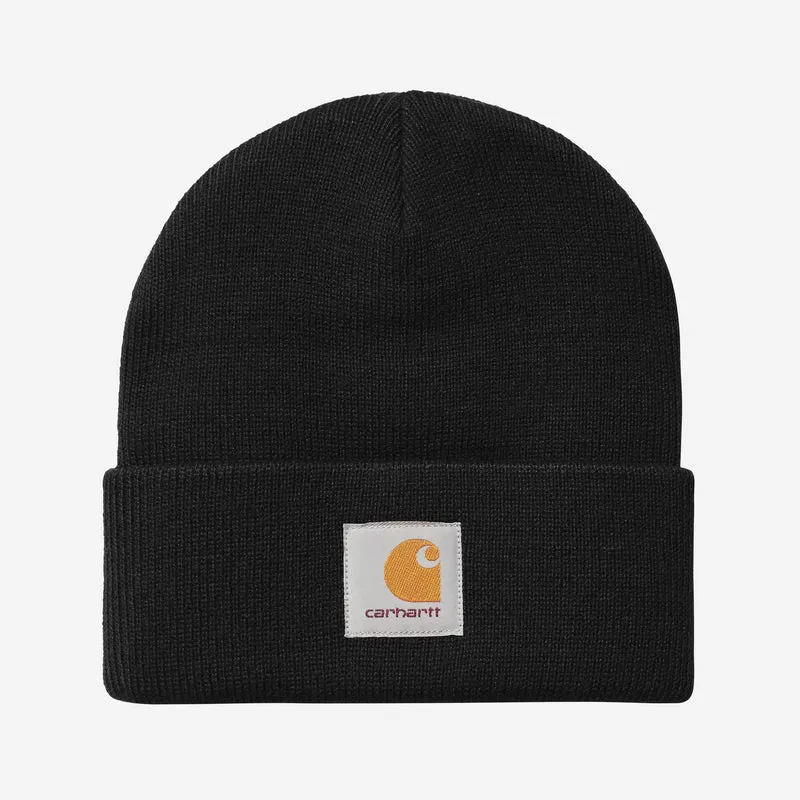 Carhartt WIP Unisex korte horlogehoed | Zwart