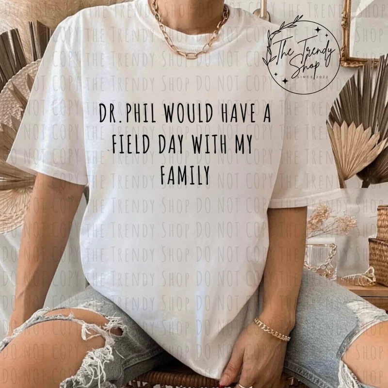 DR PHIL TEE OR CREW