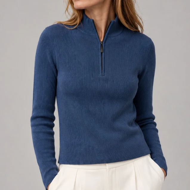 ROBIN | Zip pull 100% Merino