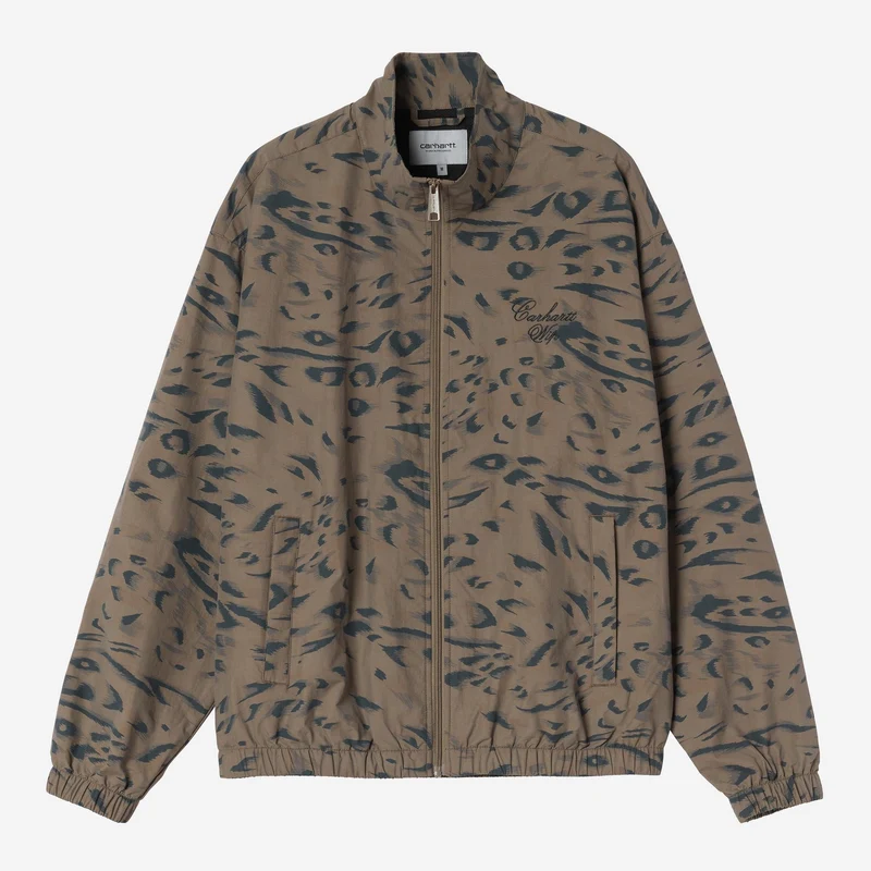 Carhartt WIP Travon herenjas | Cypress met eendenverenprint