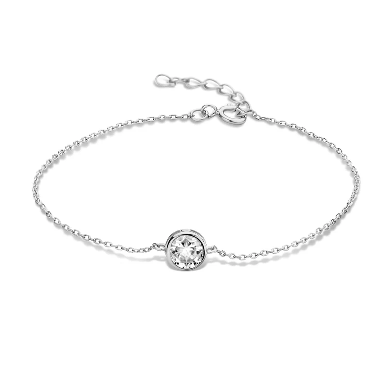 Violet Hamden Venus 925 Sterling Zilveren Armband met Geboortesteen VH320009-APR