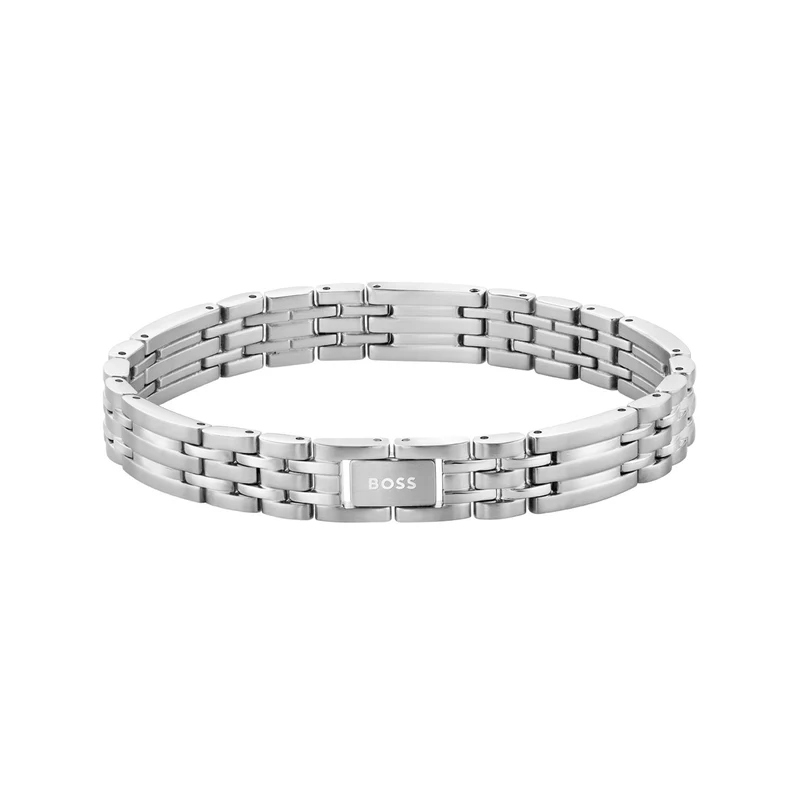 Hugo Boss Roestvrij Staal Zilverkleurige Heren Schakelarmband HBJ1580812