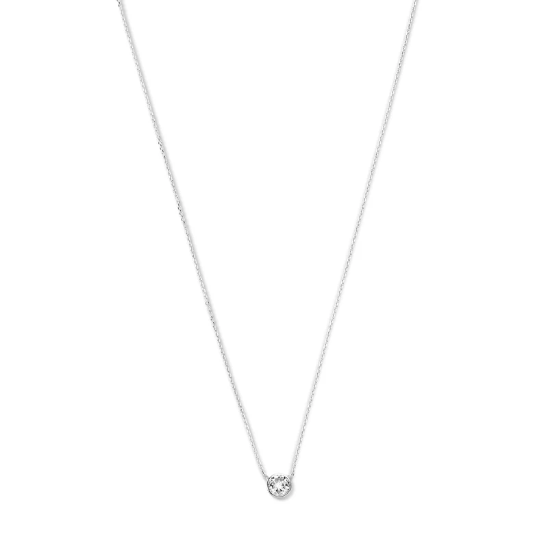Violet Hamden Venus 925 Sterling Zilveren Ketting met Geboortesteen VH340009-AUG