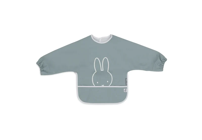 Jollein - Waterproof Bib With Sleeves – Nintje Peekaboo | Waterdichte Slab met Mouwen voor Baby’s & Peuters