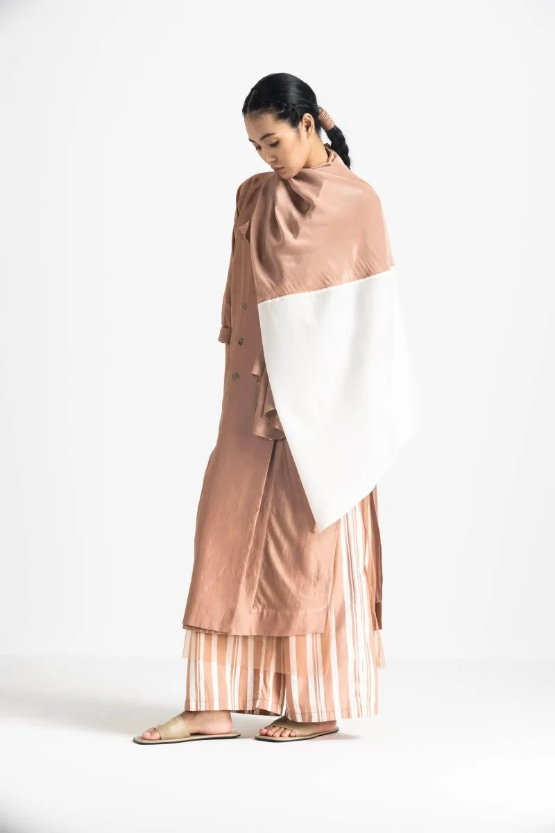 Panel Scarf - Champagne