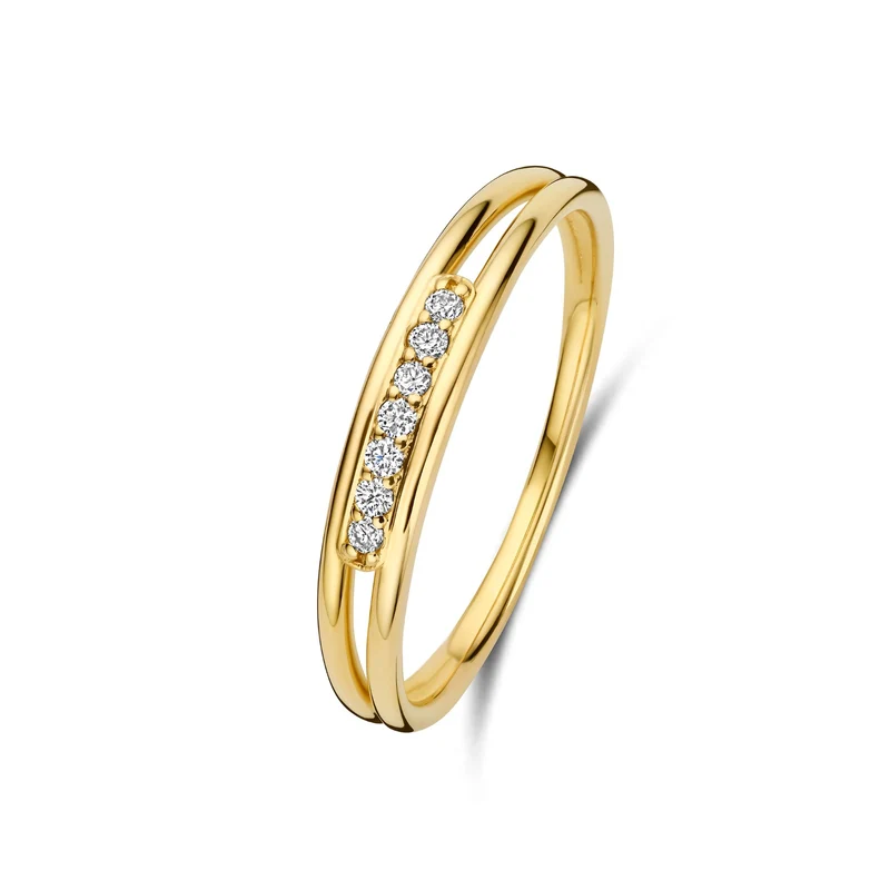 Isabel Bernard De La Paix Ayla Ring met Diamanten 0.05 Karaat IBD330049-58