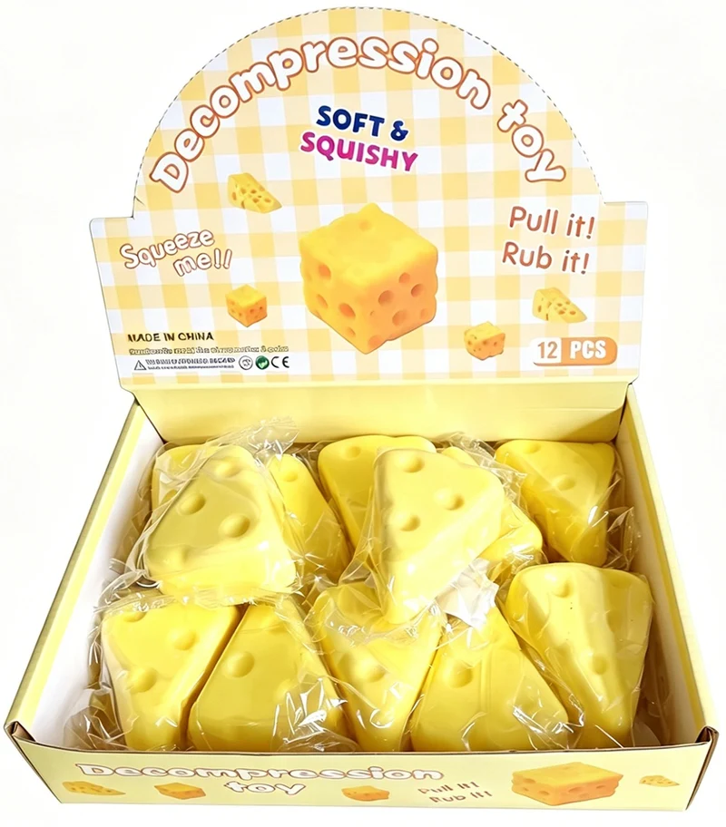 Squishy - Slow Rising Squishy Cheese 9 cm