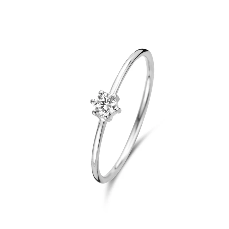 Isabel Bernard Saint Germain Abelle 14 Karaat Witgouden Ring IB330024-48