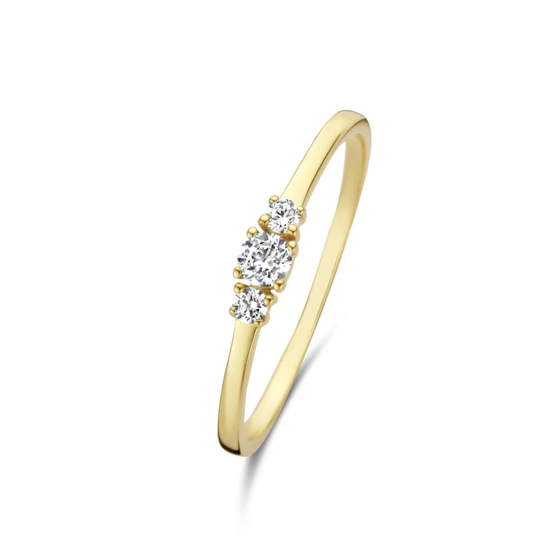 Isabel Bernard Rivoli Esmée 14 karaat gouden ring IB330050-50