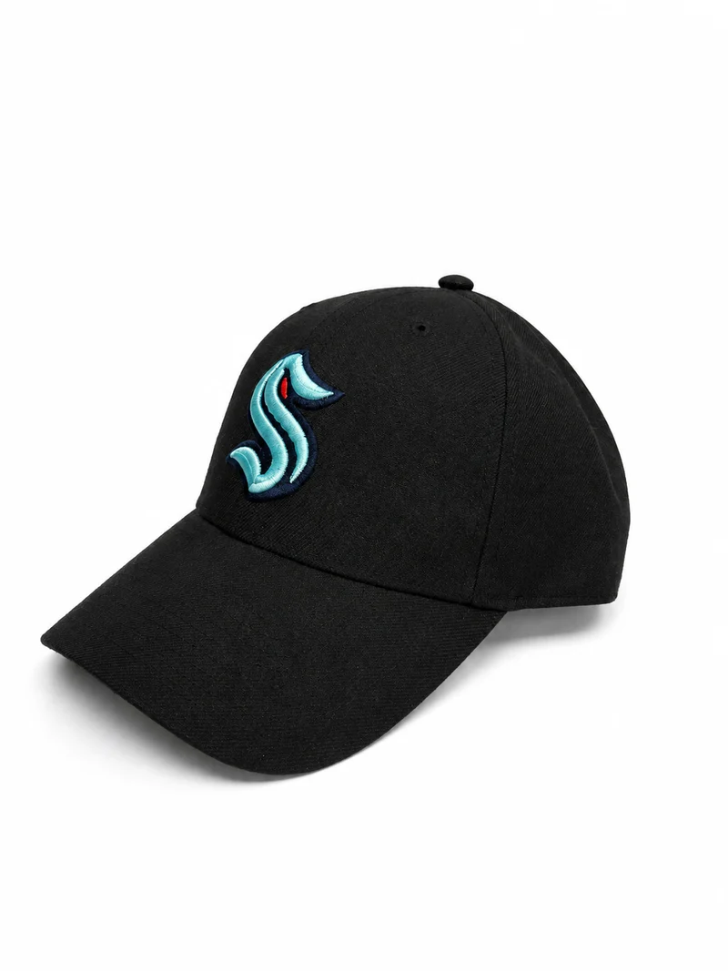 '47 Brand Unisex Seattle Kraken Snapback Cap | Zwart
