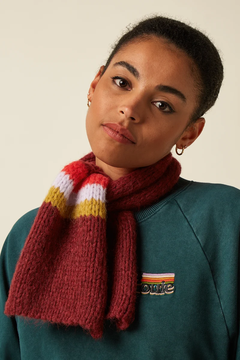Campo Knit Stripe Scarf