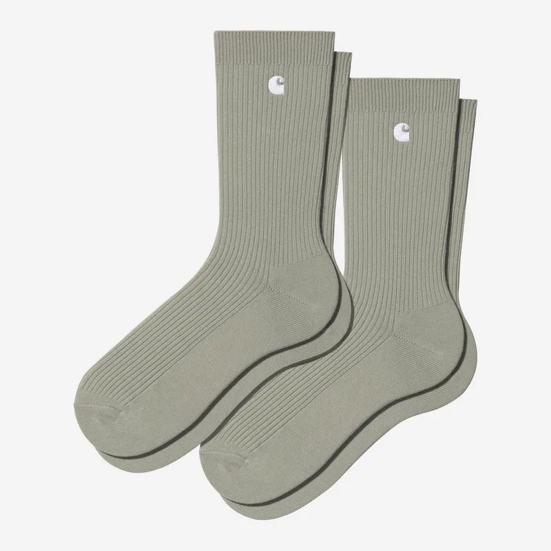 Carhartt WIP Madison herensokken | 2-pack | Schaduwgroen