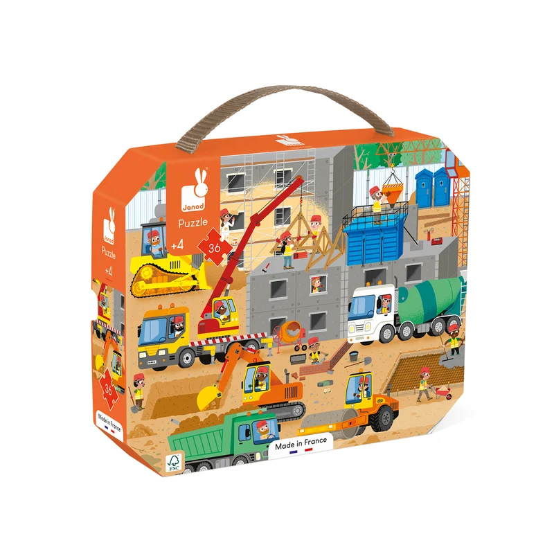 Janod - Puzzel Op de Bouwplaats