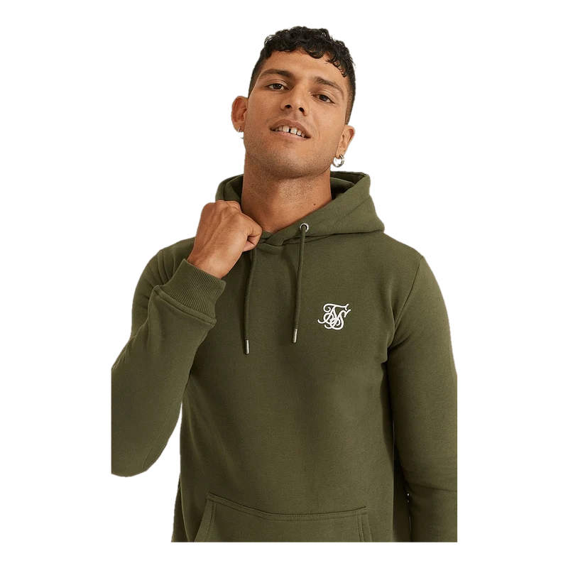 Muscle Fit Overhead Hoodie Khaki