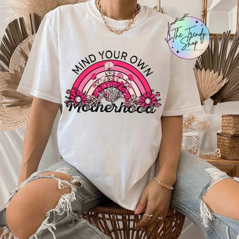 MIND YOUR OWN TEE OR CREW