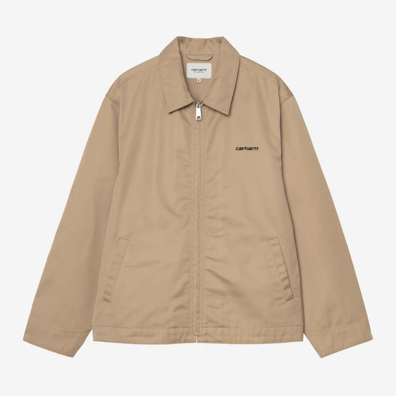 Carhartt WIP Heren Module Script Jas | Leer