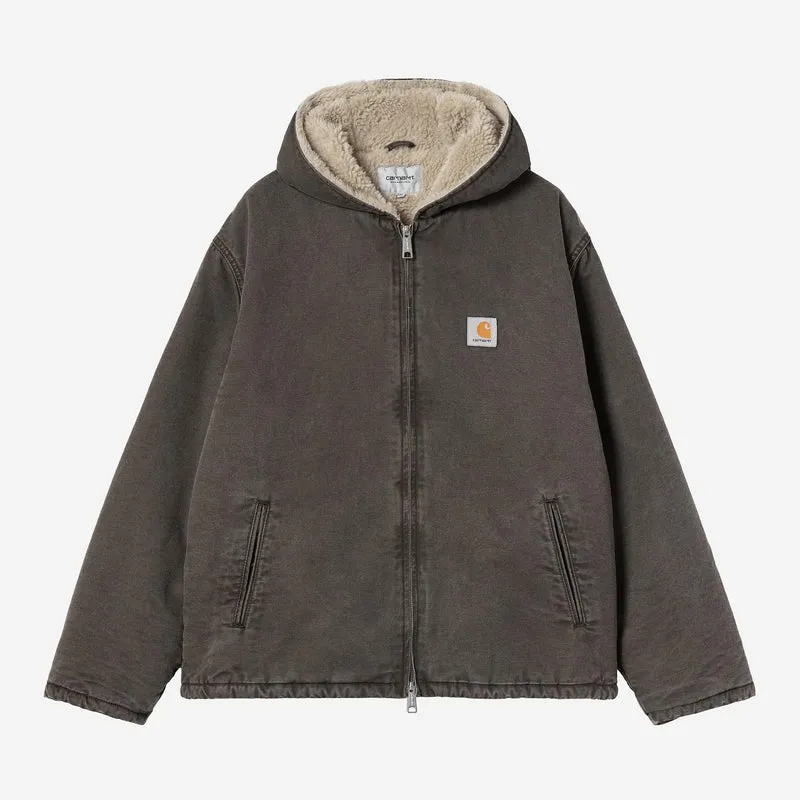 Carhartt WIP Heren Mitch-jas | Messingkleurig, donker canvas