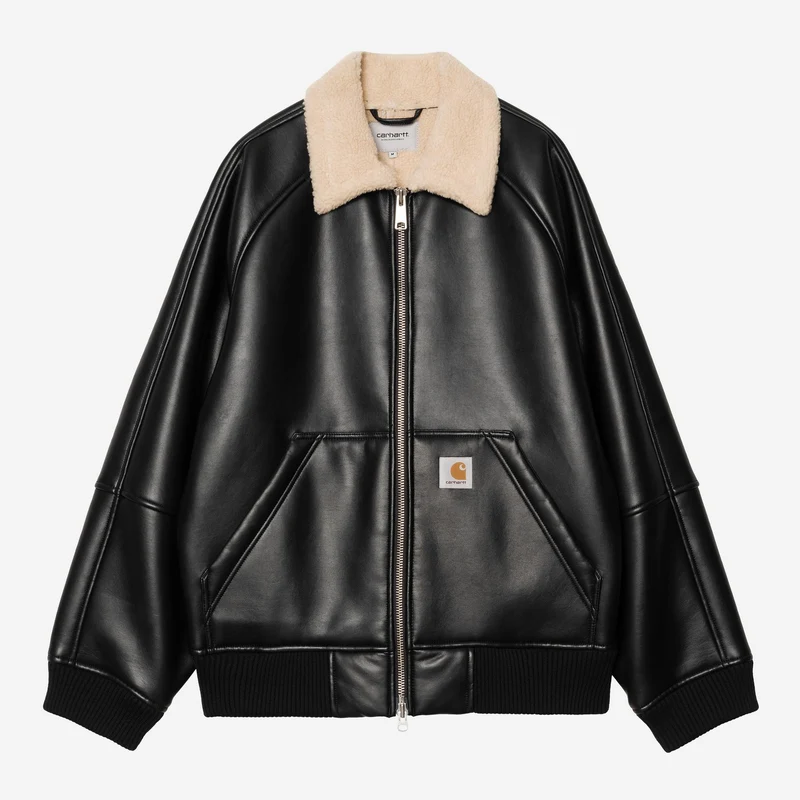 Carhartt WIP Heren Shepton Jas | Zwart / Naturel
