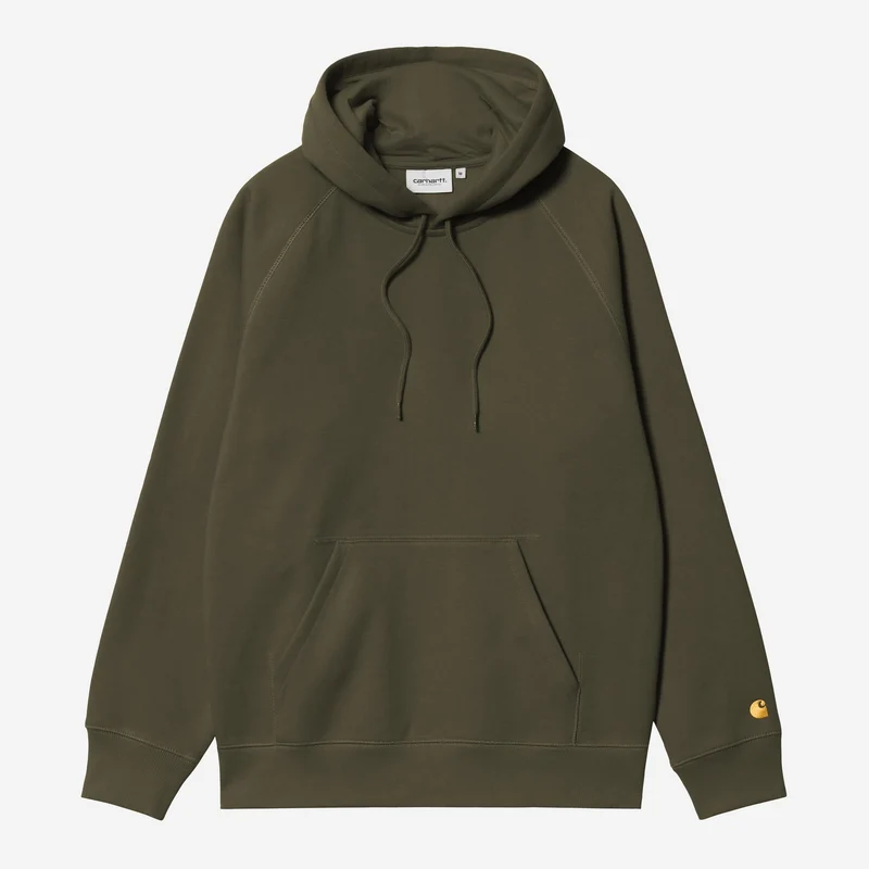 Carhartt WIP Heren Chase Hoodie | Olijfgroen