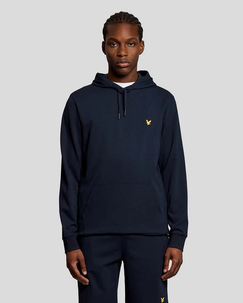 Lyle & Scott Lichtgewicht sportieve hoodie voor heren | Donkerblauw