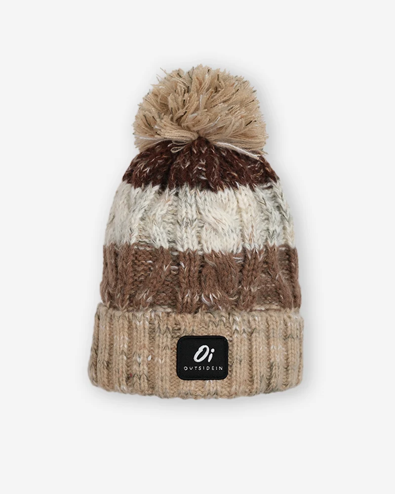 Outside In Pom Pom-muts | Kastanjepad