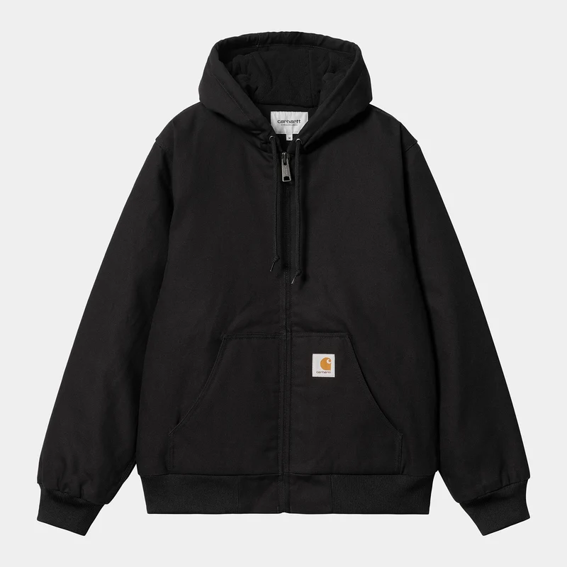 Carhartt WIP Actieve stijve jas voor heren - zwart