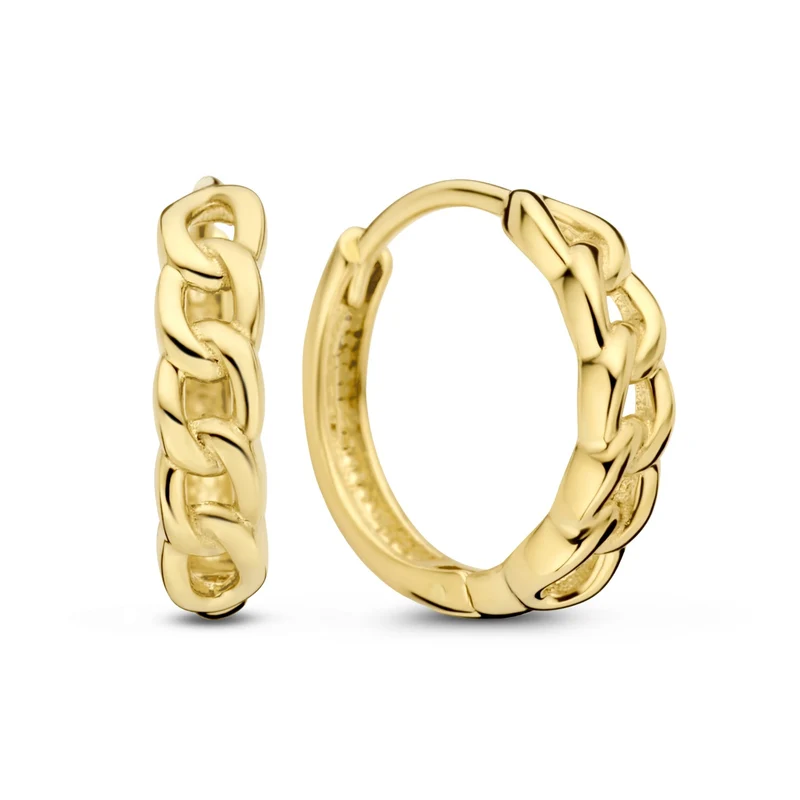 Isabel Bernard Le Marais Règine 14 karaat gouden oorringen IB360219