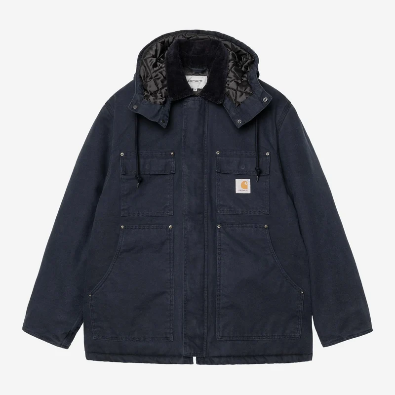 Carhartt WIP Heren Ambel Coat Jacket | Diepe Nacht