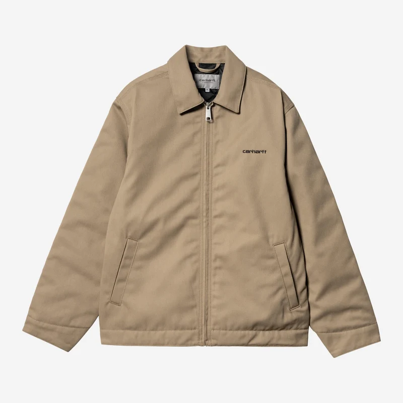 Carhartt WIP Heren Module Script Jas | Leer / Zwart