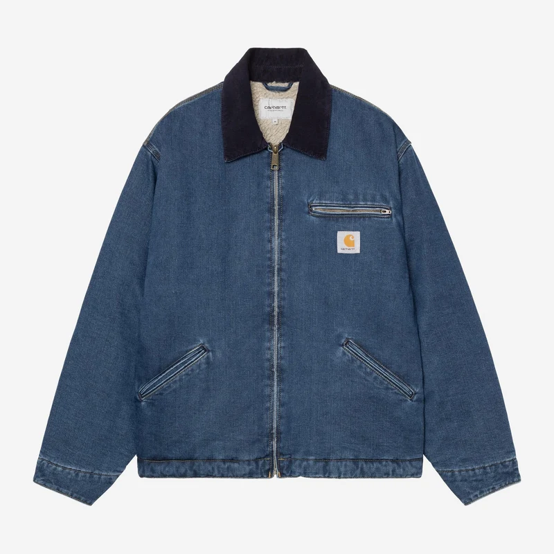 Carhartt WIP HEREN OG Detroit Maitland denimjack | Blauw / Donkerblauw