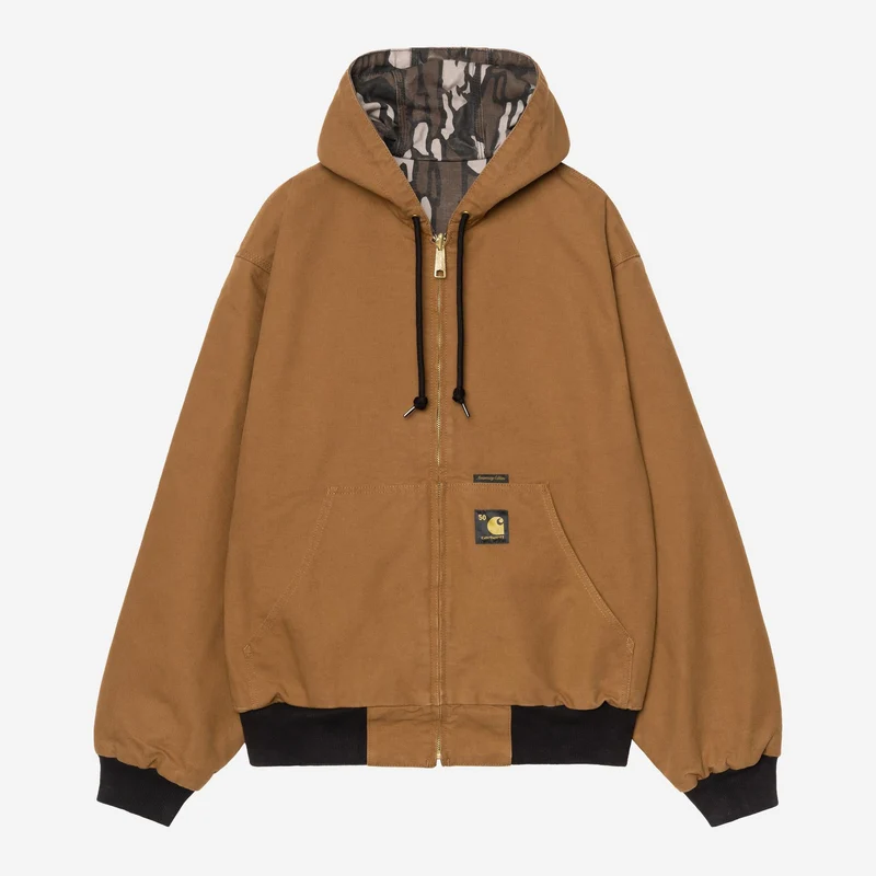Carhartt WIP HEREN OG Active Canvasjack ter ere van het 50-jarig jubileum | Hamilton Brown / Camo Trebark