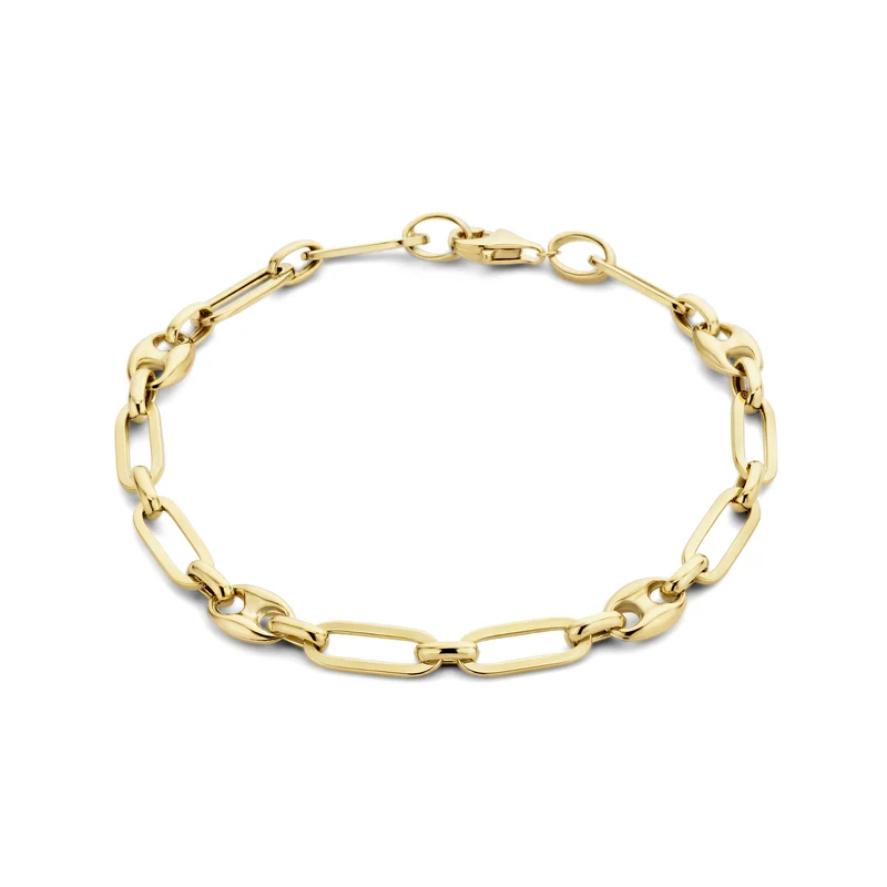 Isabel Bernard Aidee Demie 14 Karaat Gouden Schakelarmband IB320095