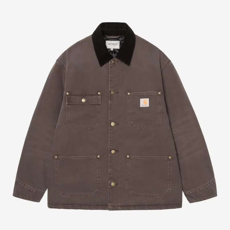 Carhartt WIP Heren OG Chore Coat Jack | Tabak / Zwart Steen Canvas