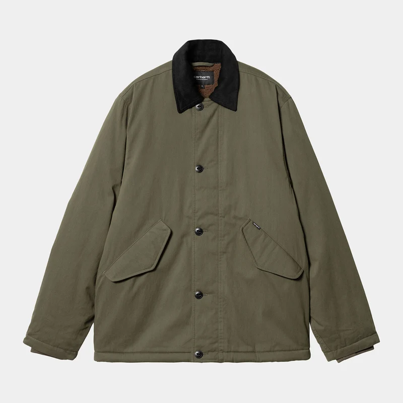 Carhartt WIP Heren Declan-jas - Cypress / Zwart