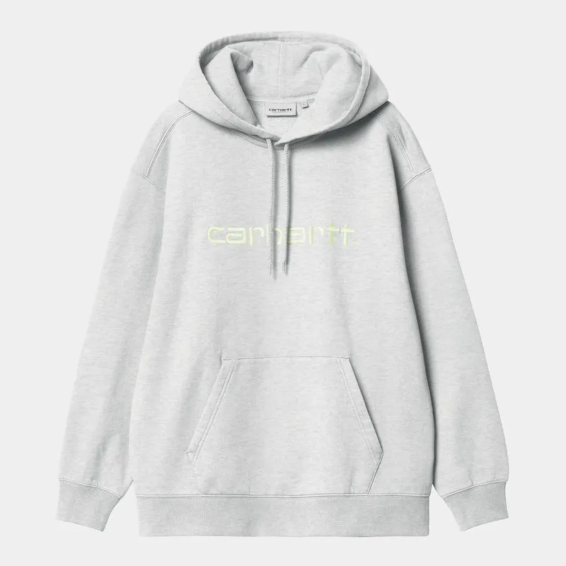 Carhartt WIP DAMES Carhartt Sweat Hoodie | Ash Heather / Air Green