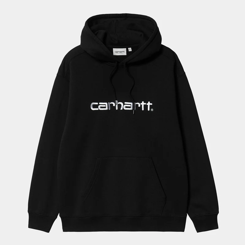 Carhartt WIP DAMES Carhartt Sweathoodie | Zwart / Wit