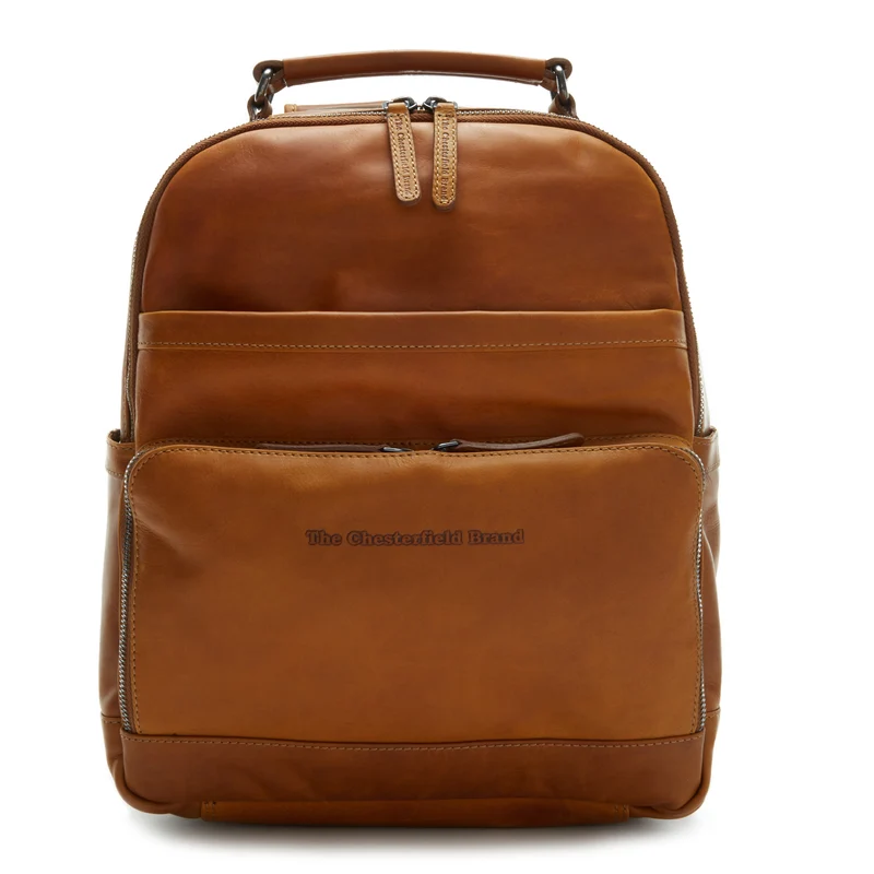 The Chesterfield Brand Austin Cognac Leather Backpack C58.018431