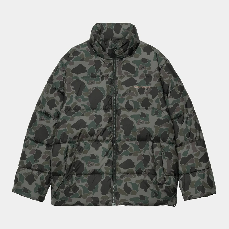 Carhartt WIP Heren Springfield-jack - Camo Duck Grey