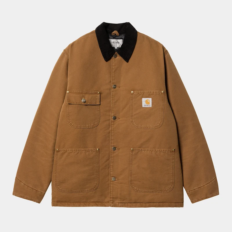 Carhartt WIP Heren OG Chore Aged Canvas Jack - Diep Hamilton Bruin