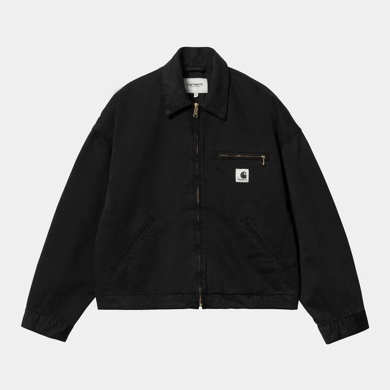 Carhartt WIP Dames Derby-jack - Zwart
