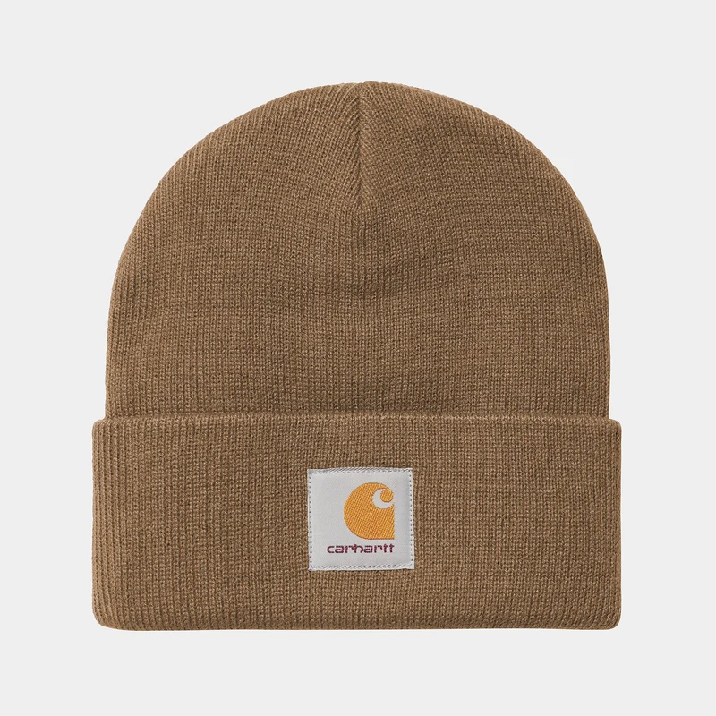 Carhartt WIP Unisex korte horlogehoed - chocolade