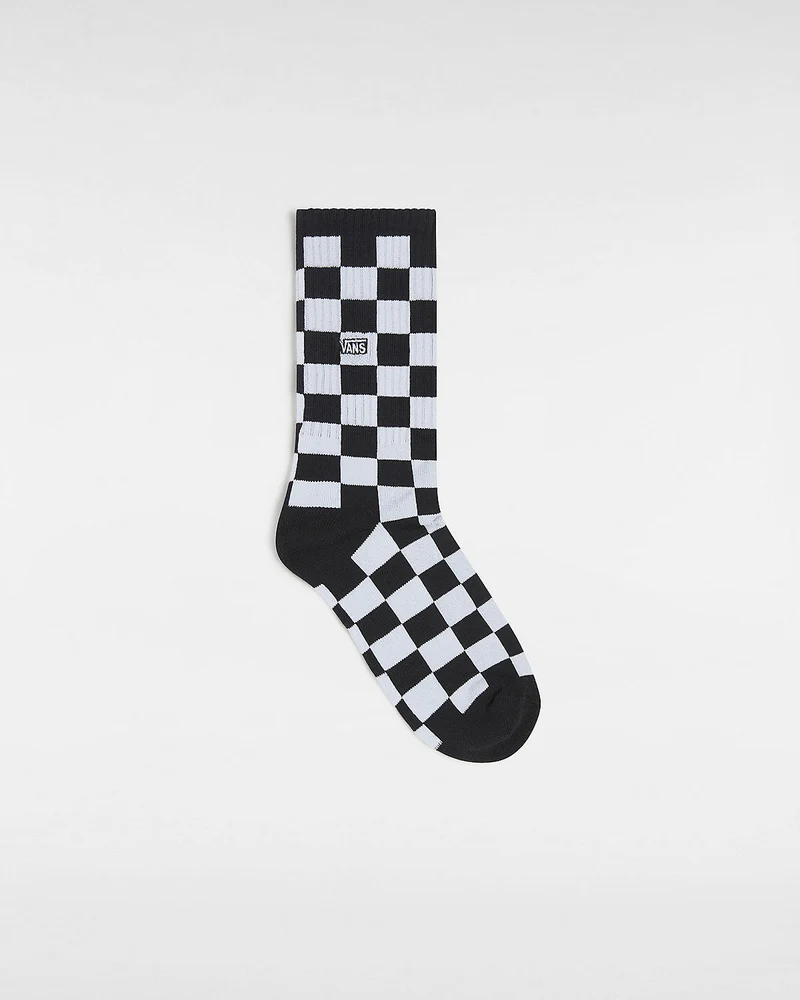 VANS Klassieke geruite crew-sokken voor kinderen (1 paar) - zwart / wit