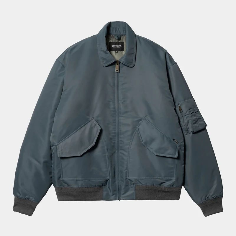 Carhartt WIP Heren Olten Bomberjack - Erts / Rookgroen