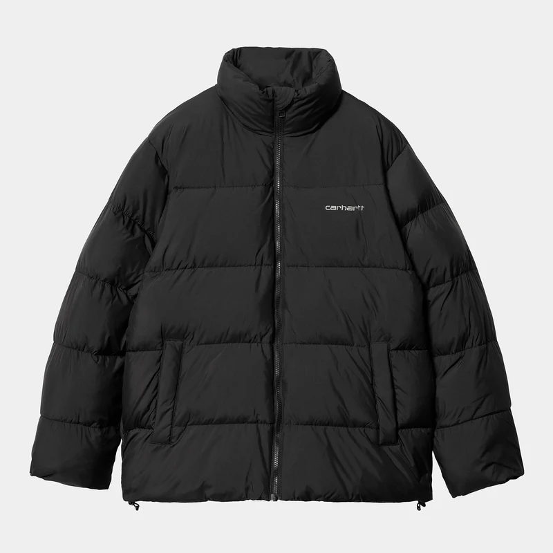 Carhartt WIP Springfield herenjack - zwart / smid