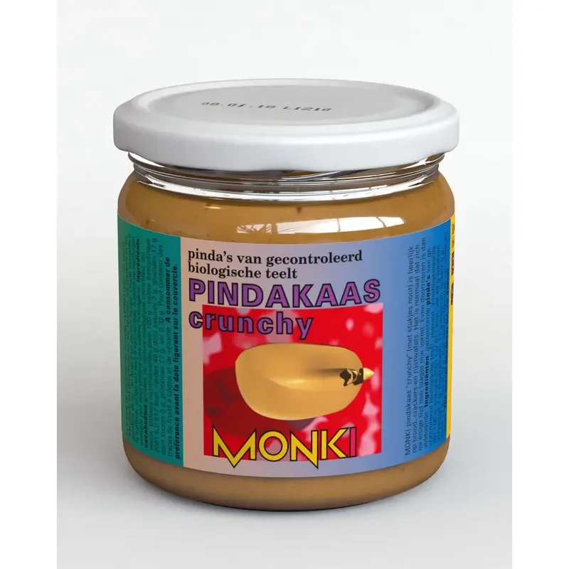 Monki Pindakaas crunchy met zout