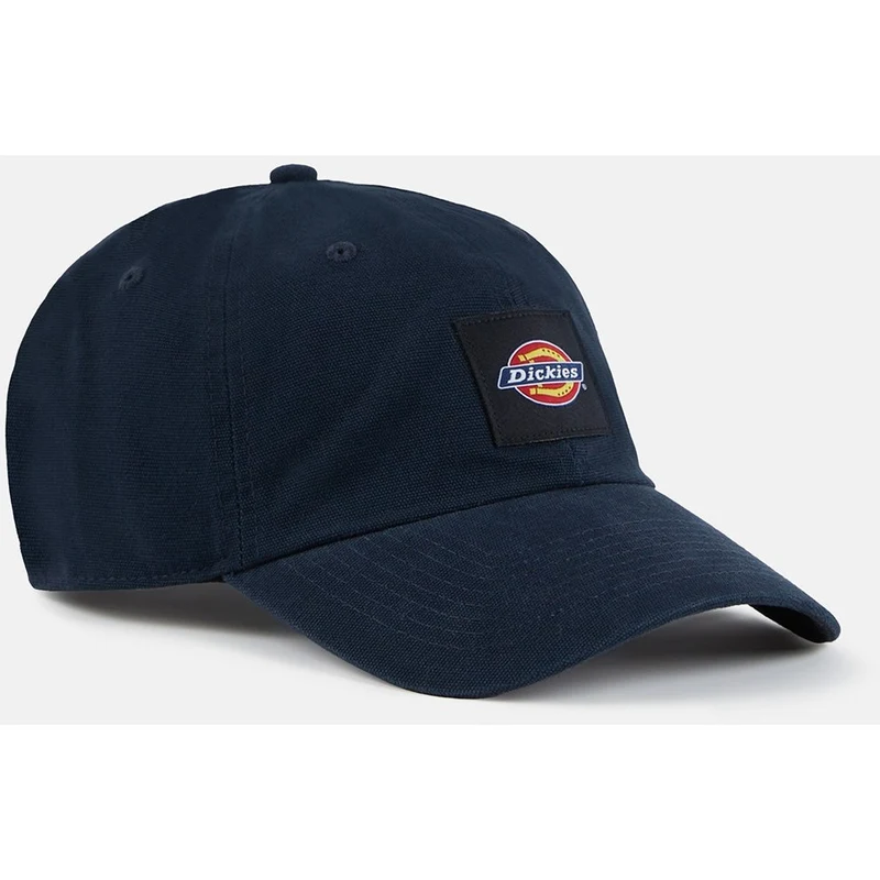Dickies Unisex pet van gewassen canvas - marineblauw