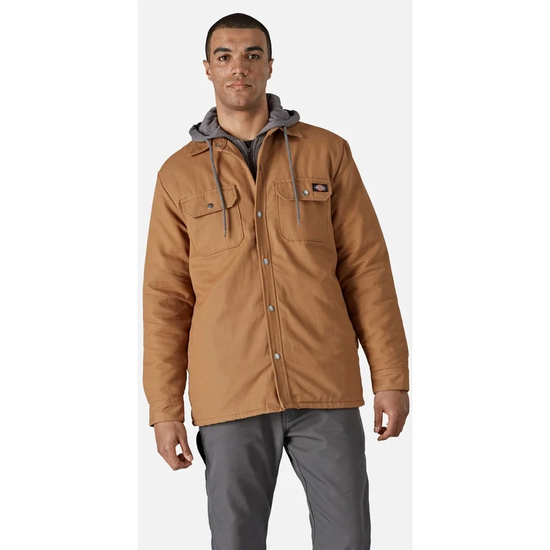Dickies Duck-overhemdjack voor heren - bruin