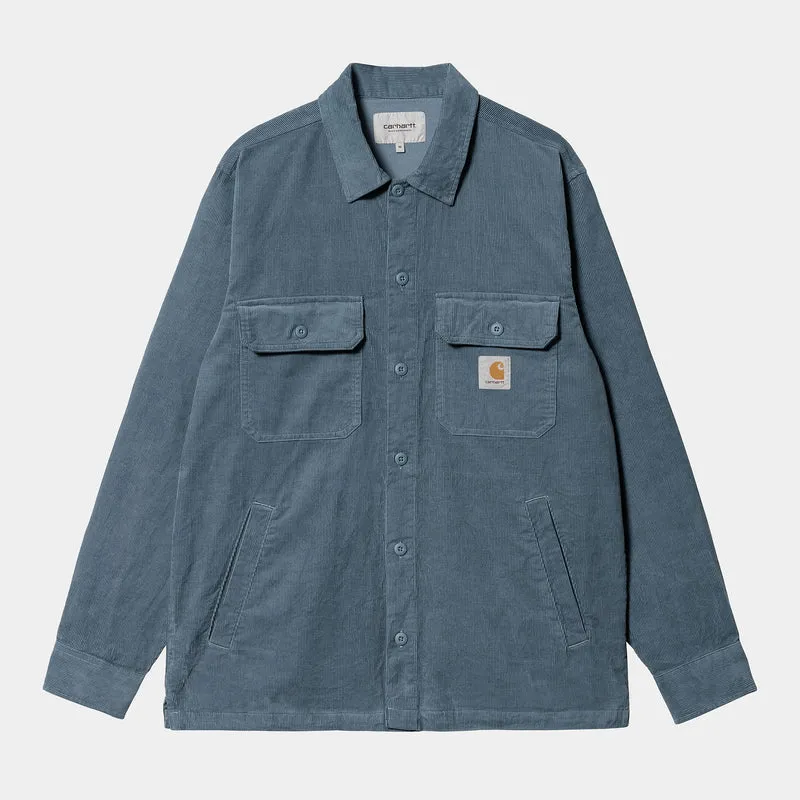 Carhartt WIP Heren Dixon overhemdjack - Stormblauw